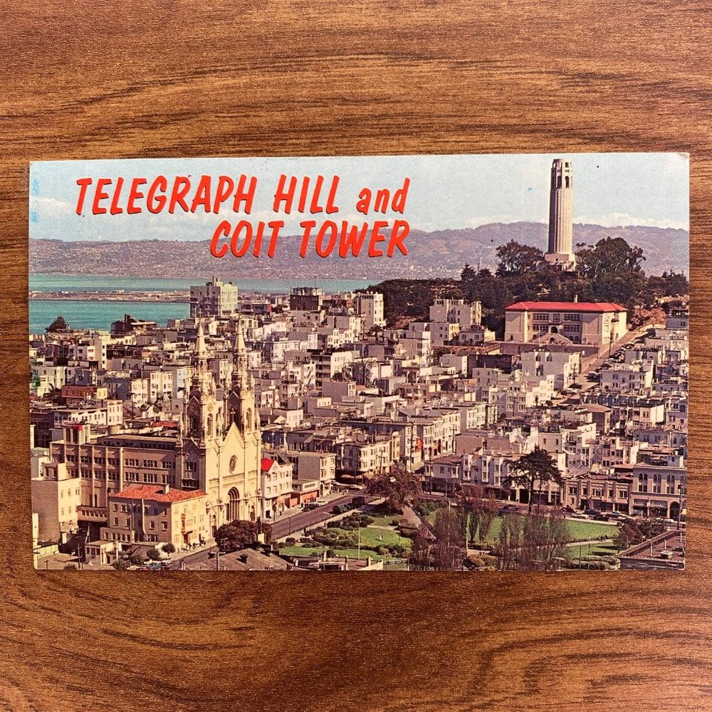Vintage  SF California Souvenir Travel Postcard